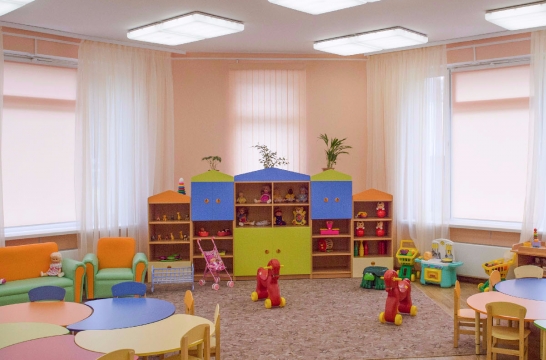 В Москве на Варшавском шоссе построили круглый детский сад на 180 мест 
