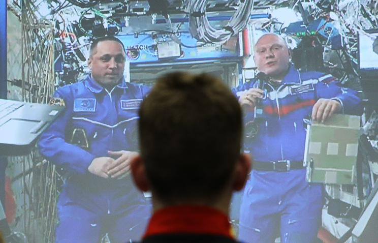 Космонавты МКС провели урок географии для студентов Казанского федерального университета